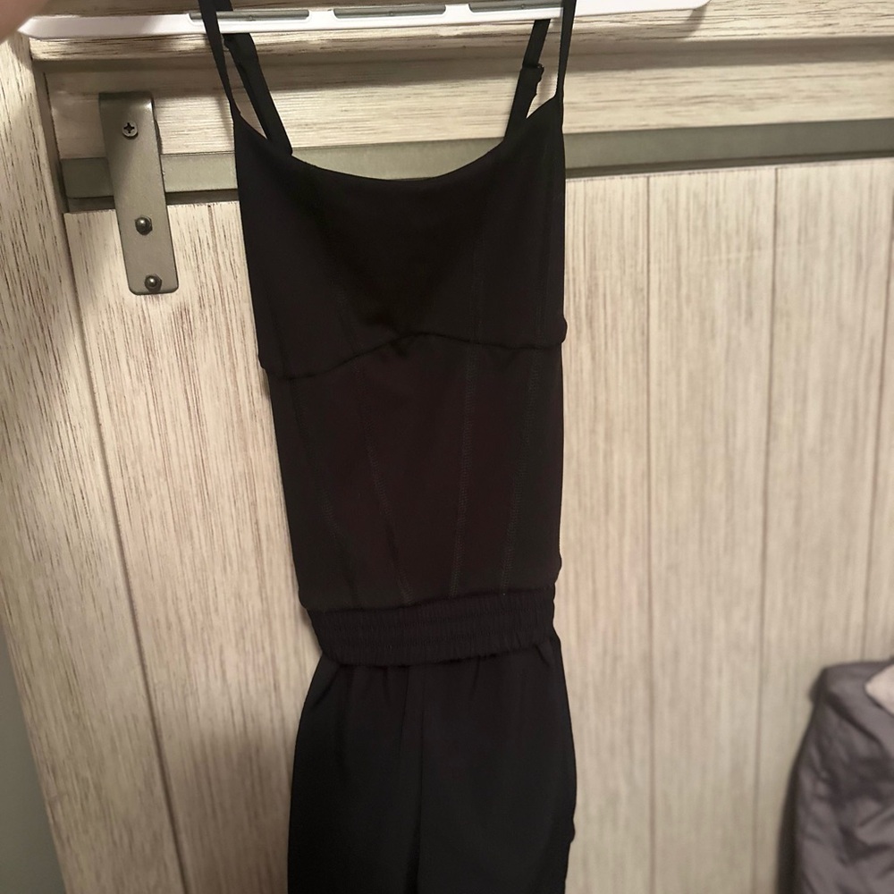 PINK Victoria's Secret Black One Piece Romper